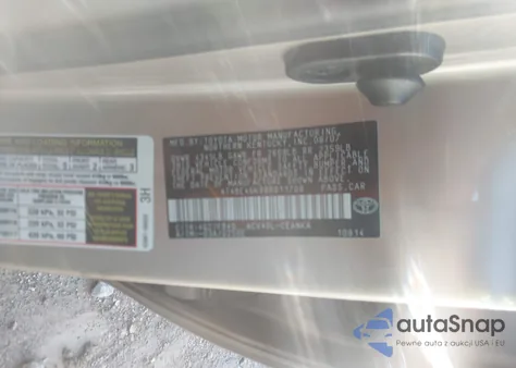 2008 Toyota Camry Le z USA, uszkodzony, nr VIN 4T4BE46K98R011708